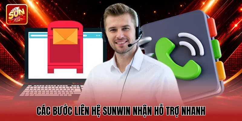 Các bước liên hệ Sunwin nhận hỗ trợ nhanh