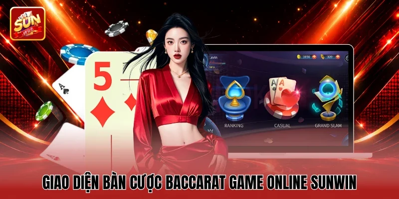 Giao diện bàn cược baccarat game online Sunwin