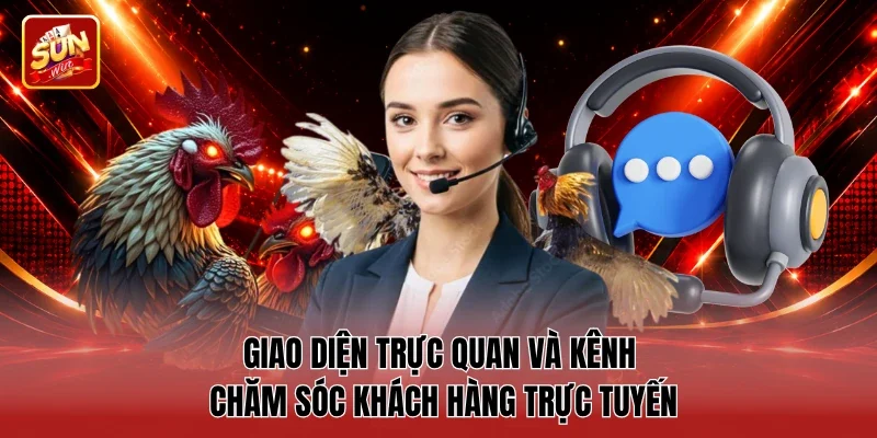 Giao diện trực quan và kênh chăm sóc khách hàng trực tuyến